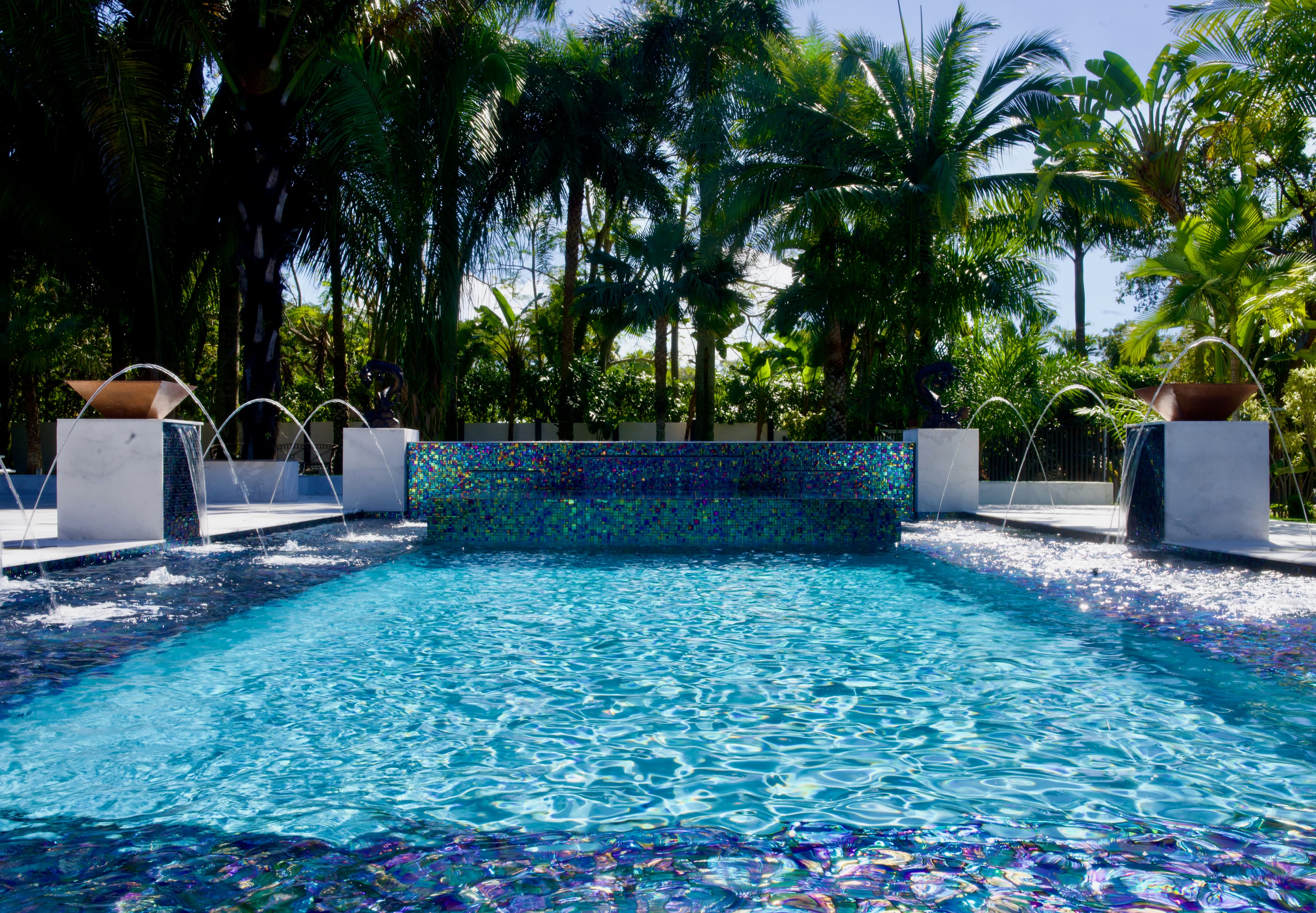 Beautiful modern swimming pool
